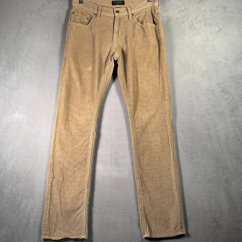 Banana Republic Pants Mens 29 x 32‎ Beige Corduroy Vintage Straight Preppy Gorp